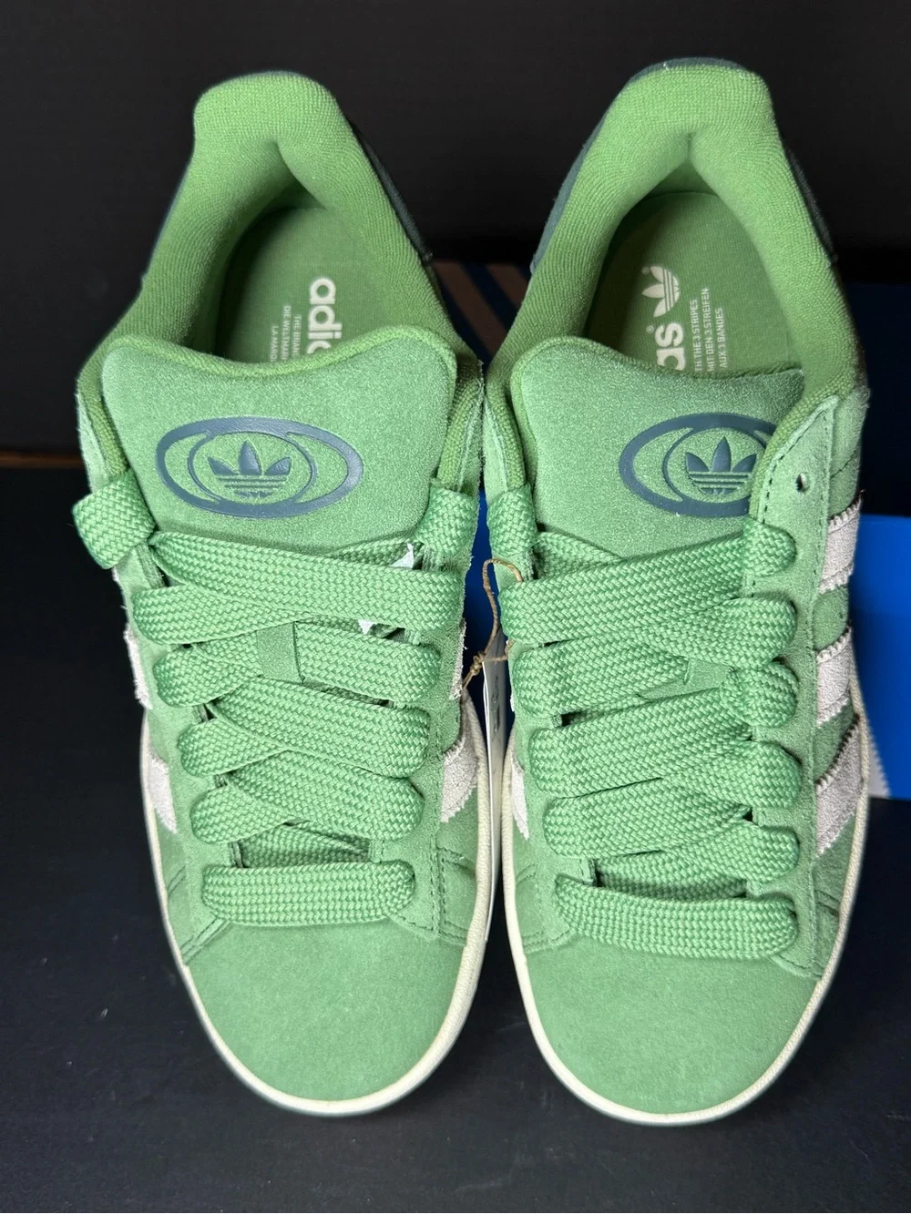 adidas Campus 00s Women's Suede Sneakers in new light Green size 8.5W